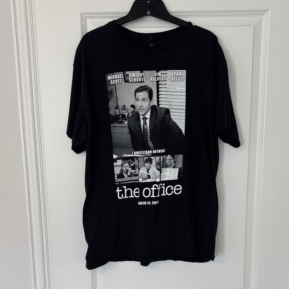 Black Graphic T-Shirt The Office